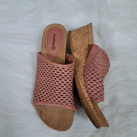 Baretraps Flossey Slide Wedge Sandals Size 9.5M - Picture 3 of 9